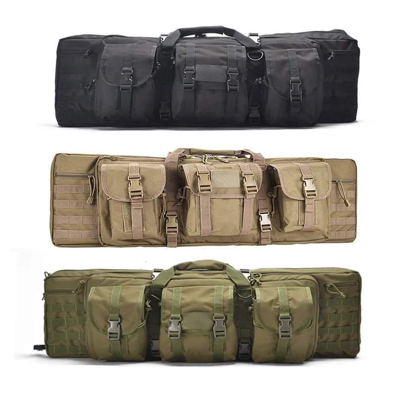 Tactical 36'' 90cm Double Rifle Bag Case for M4 Ak47 AR 15 Carbine Backpack Shooting Shotgun  Bag Hunting Accessories