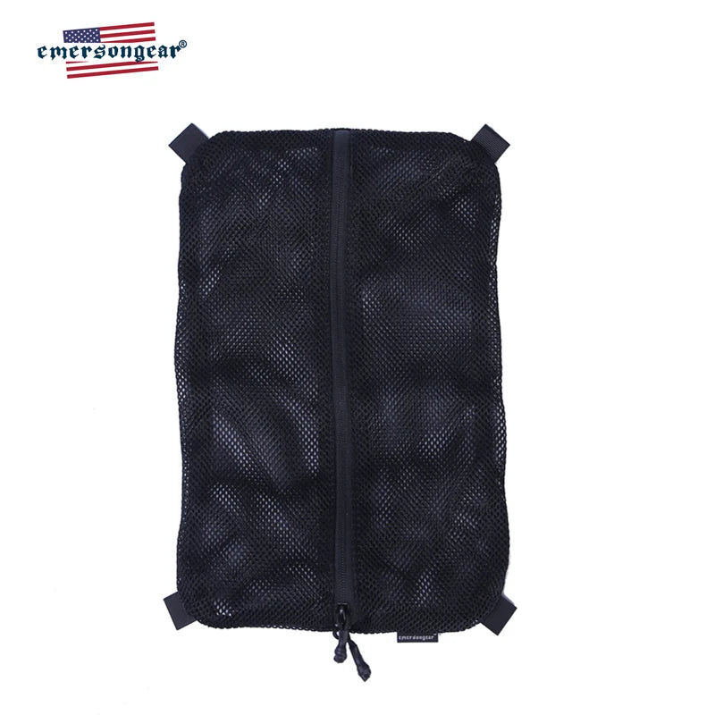 Emersongear EDC Storage Bags Tool Zippered Panel DWR Hunting Hiking Mesh Pouch Carrier Holder Travel Daily Pack 29X19cm M EM9050