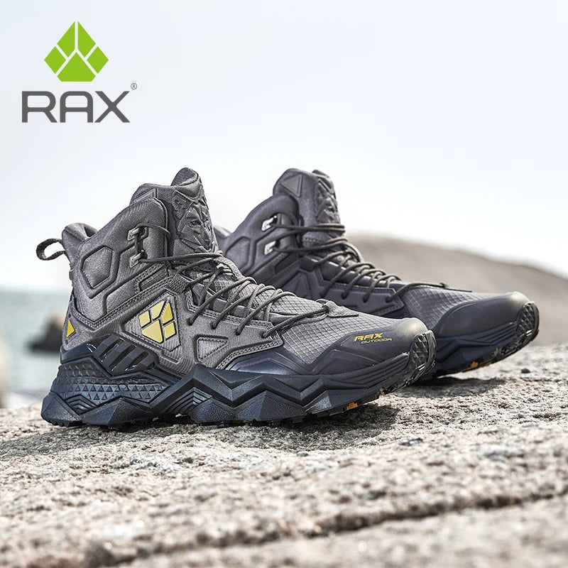 Rax Hiking Shoes Men Outdoor Climbing Camping Hunting Boots Outdoors Sport Trekking Sneakers Men's Tactical Wakling Antle Shoes
