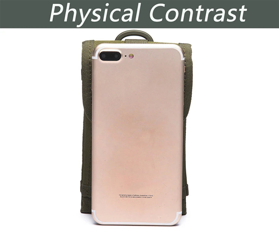 Molle Phone Pouch Outdoor Sports Tactical Molle Waist Accessories Bag Phone Belt Pouch Cell Phone Holder Mobile Phone Case