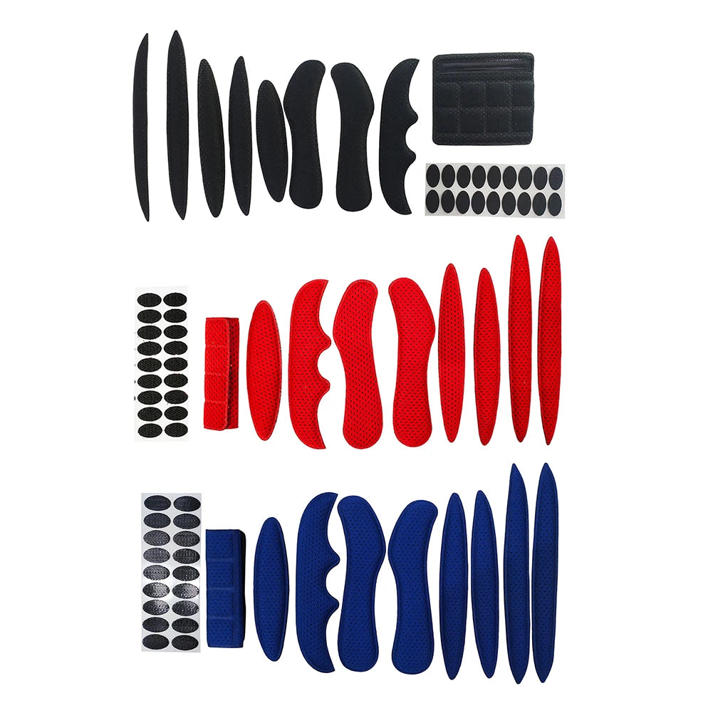 Helmet Pads 27PCS/Set Tactical Helmet Replacement Accessories Soft Insert Motorcycle Padding Kits Bicycle Bike Parts