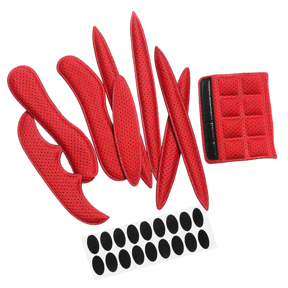 1 Set Helmet Padding Kits Mixed Size Sealed Sponge Replacement Motorcycle Bicycle Cycling Universal Foam Protection Pads Set