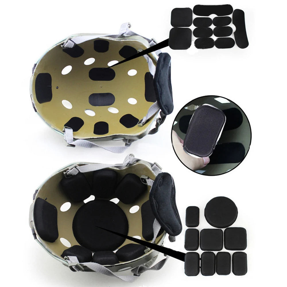 1Set Bicycle Helmet Foam Protective Sticker Hunting Shooting Cycling Sports Memory EVA Liners Cap Pad Motorcycle Safety Cushions