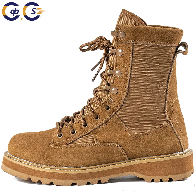 2025 Autumn Outdoor Breathable Ultra Light Combat Men's Special Forces Army Land Tactical Mountaineering Boots