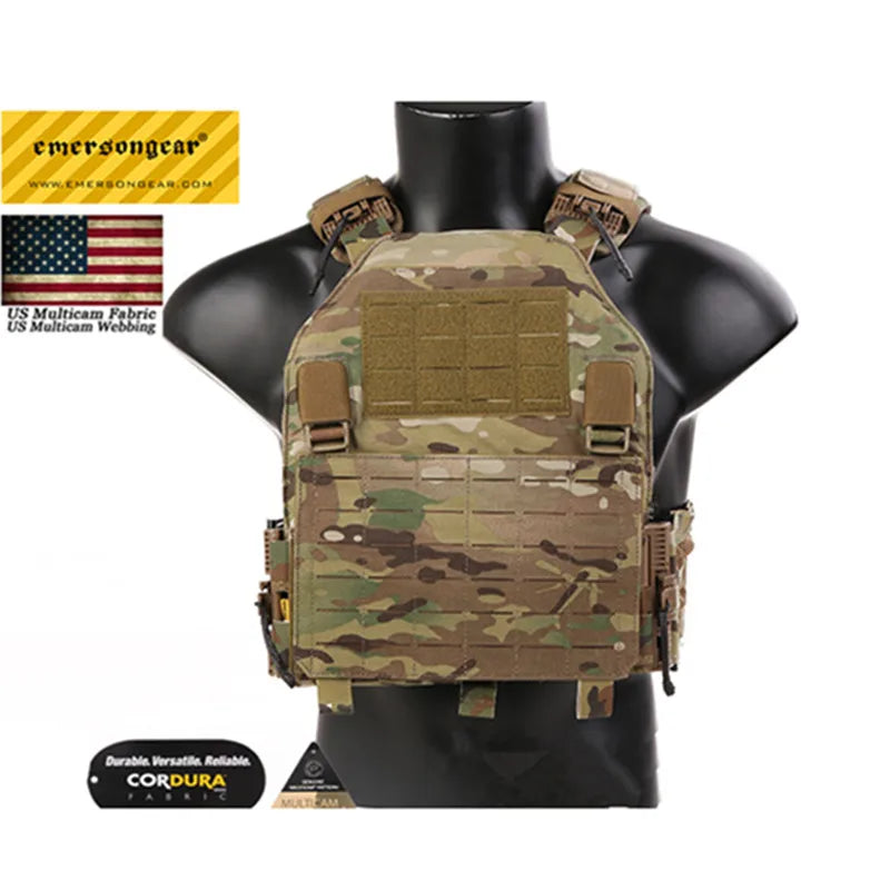 Emersongear Tactical Laser-Cut Quick Release 420 PLate Carrier Vest Light-Weight MOLLE LCS Special Plate Carrier Hunting Vest