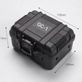 Waterproof Hard Protective Case with Customizable Foam, Portable Watertight Rugged Box Ideal for Pistol Electronics Equipment
