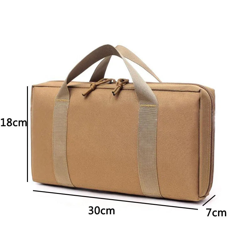 Tactical Pistol Gun Bag Case for Glock 17 Beretta M9 Universal Concealed Handgun Storage Bag Magazine Pouch Hunting Accessories