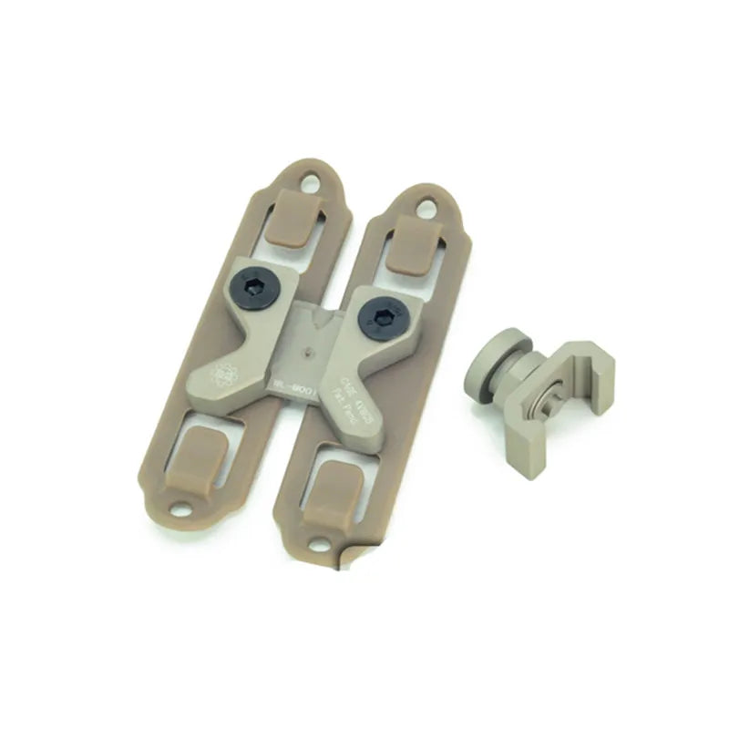 FMA Tactical Airsoft Pistol Handgun Carrier Adapter Mount and Molle Hook For 7/8' Weaver & Picatinny Rail Hunting Accessories