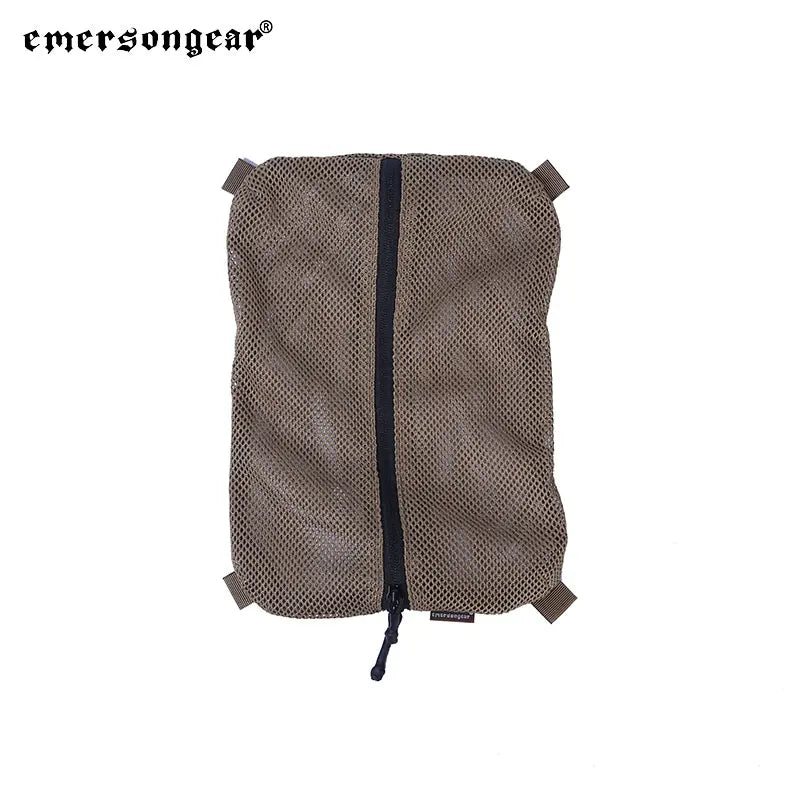 Emersongear EDC Storage Bags Tool Zippered Panel DWR Hunting Hiking Mesh Pouch Carrier Holder Travel Daily Pack 29X19cm M EM9050