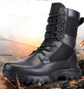 Mens Outdoor Boots Training Hiking Hunting Climbing Breathable Waterproof Desert High Shoes Punk Cowboy Boots