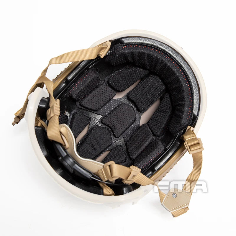 Tactical Caiman Ballistic Helmet with Cuttlefish Wilcox L4, Aviation Aluminum CNC Core Frame, NVG Shroud Rail, Space Hunting