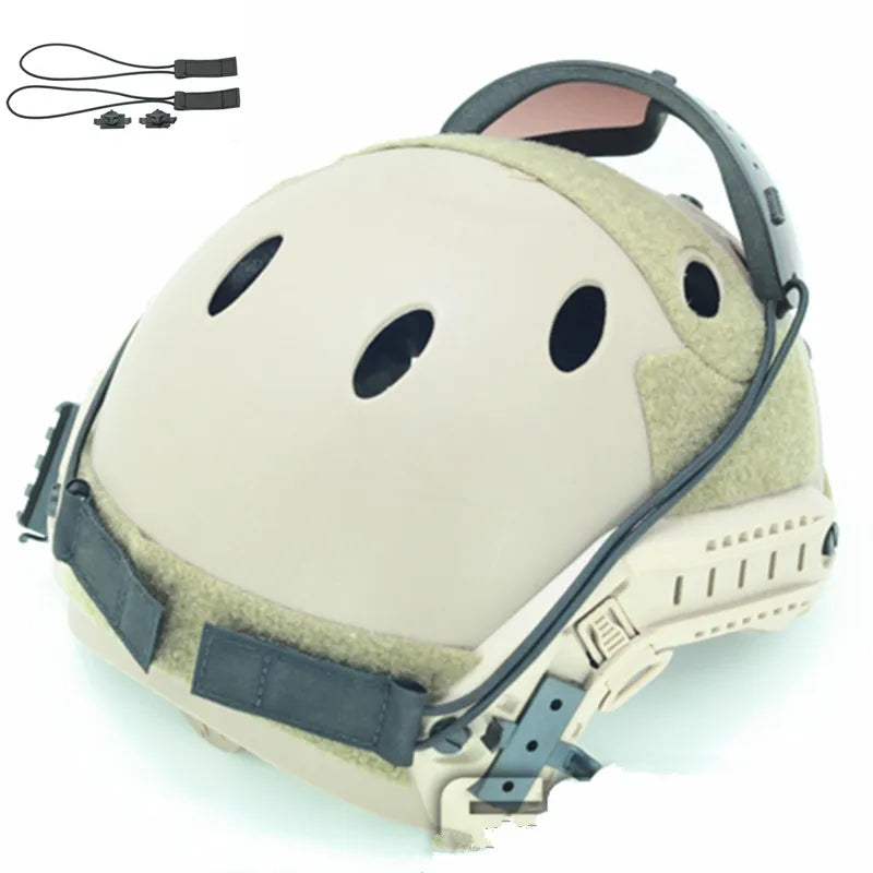 Auxiliary Line Hook and Loop for Fast Helmet,  Combat, Tactical Helmet Accessory, Sunglass Line Goggles Lanyard