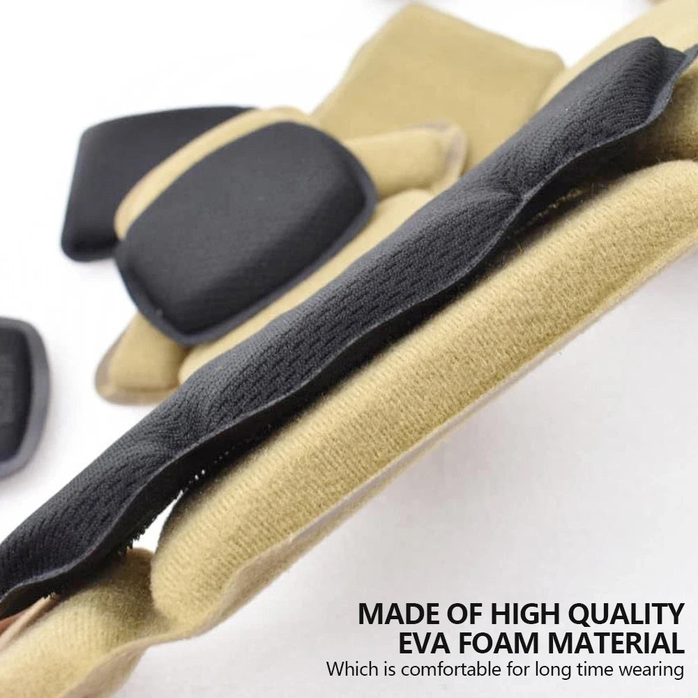 Tactical Airsoft Helmet Padding Kit Replacement Helmet Liner System Protective Cushion Mat fit Fast MICH ACH Helmet