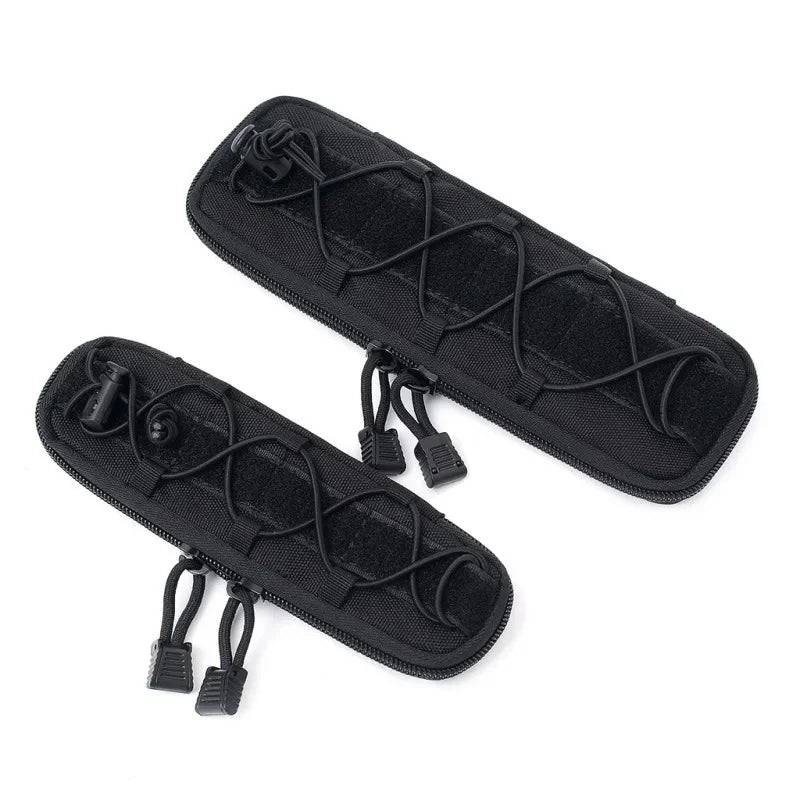 Outdoor MOLLE webbing long-term tool storage bag camping and hiking, durable zipper-style portable equipment protection bag