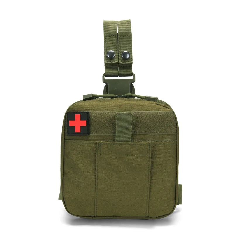 Drop Leg Pouch Medical Kit Bag First Aid Kits Molle Thigh Pack for Workplace Outdoors Camping Hiking EDC Tool Bag