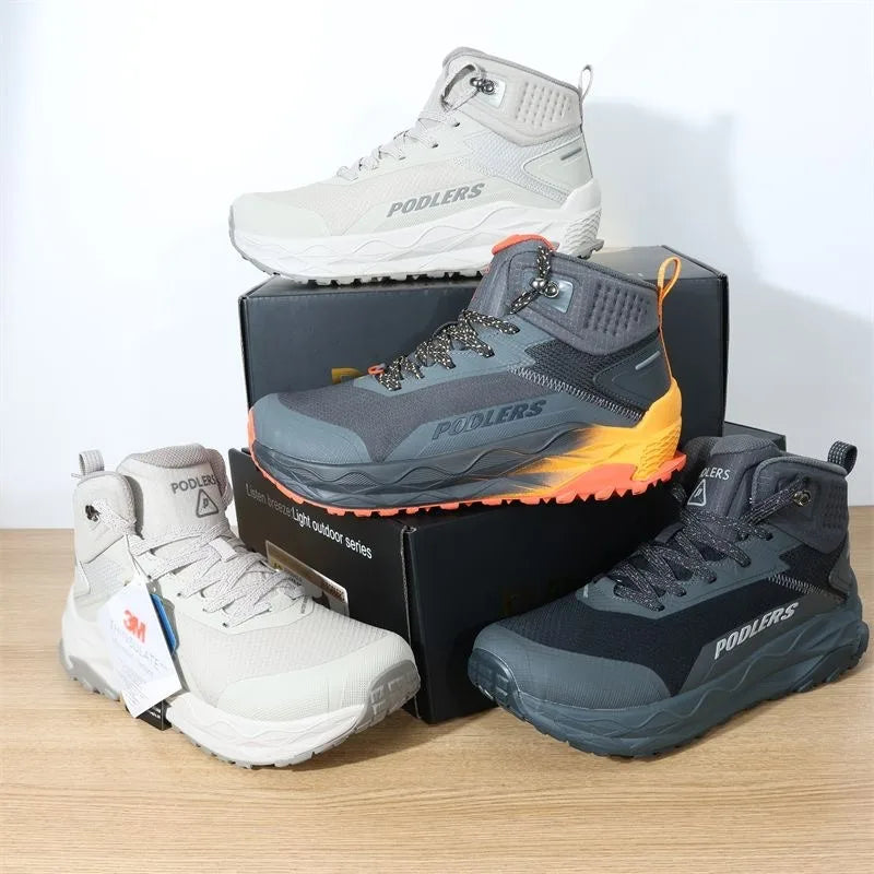 Professional Hiking Shoes Men Designer Outdoor Footwear Mens High Top Climbing Shoes For Man Waterproof Trekking Hiking Shoe