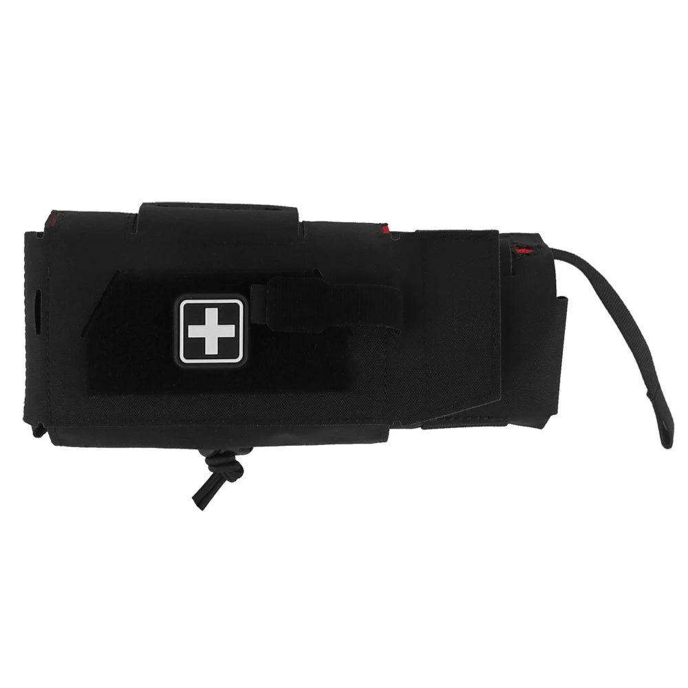 OPHIDIANTAC Compact Trauma Kit MOLLE Quick First Aid Bag Survival two-piece System Med Roll Carrier Hypalon tote bag