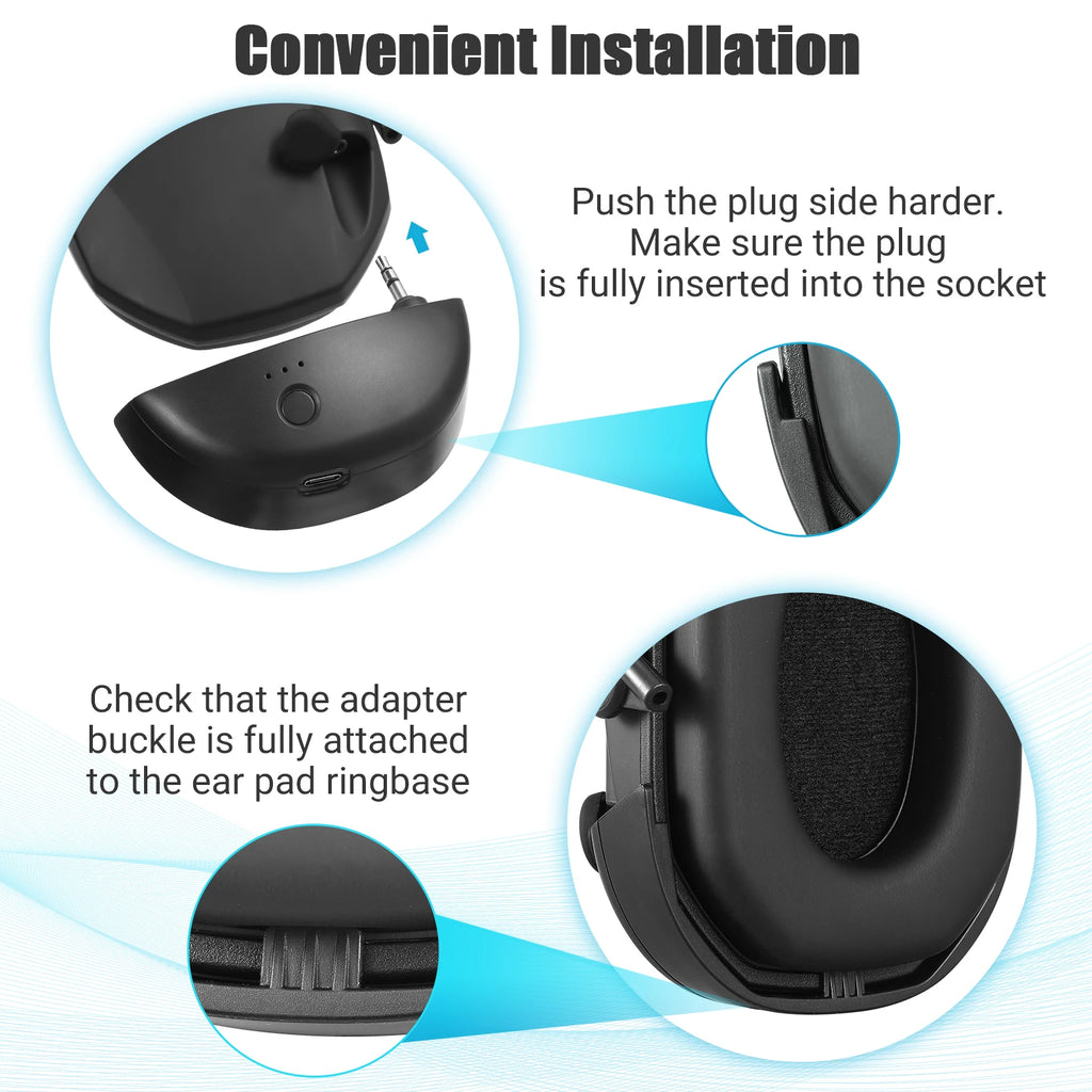 W1 Wire-controlled Headphone Bluetooth Adapter For Walker Series Converter To Wireless Earmuffs Converter