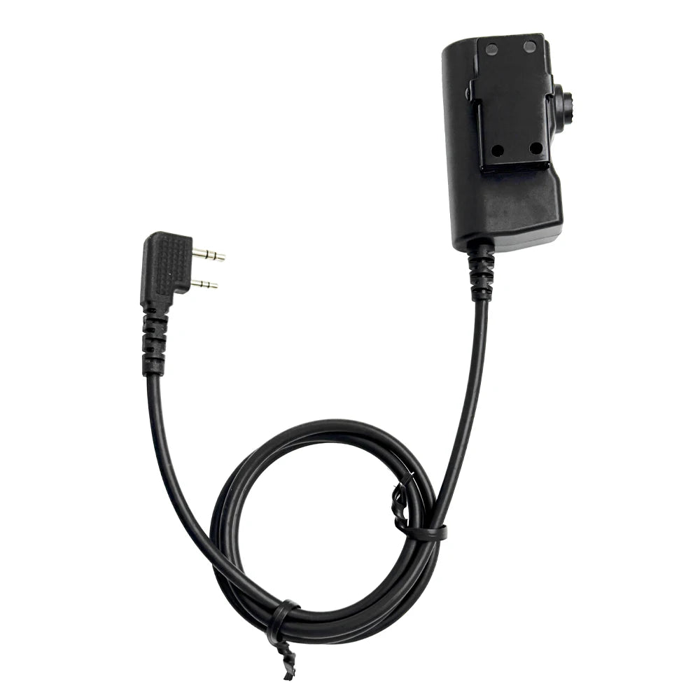 YHKEMA Tactical PTT Adapter – Button Activated Push-to-Talk Interface for Tactical Communication Headsets
