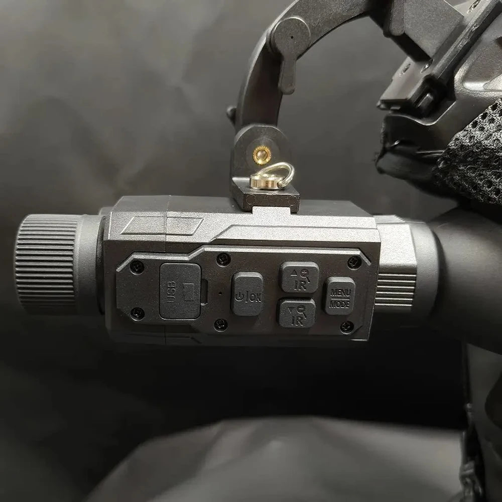 Tactical Monocular night vision device Helmet for FAST Helmet 2X Optical Zoom Head-Mounted Dual-Use Scope for Hunting