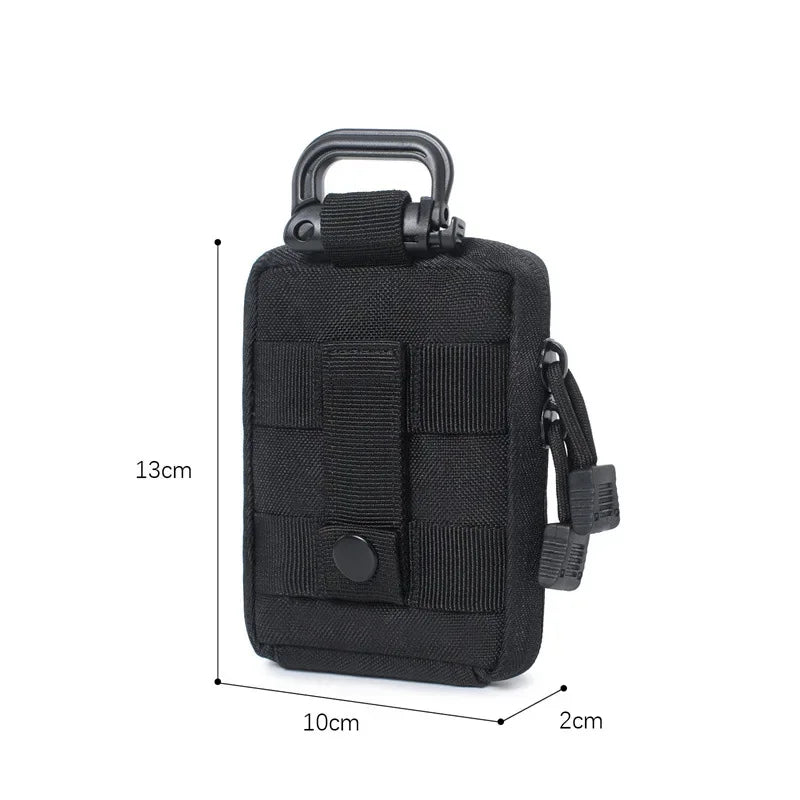 MOLLE bag Tactical EDC Pouch Range Bag Medical Organizer Pouch Wallet Small Bag Outdoor Hunting Accessories Equipment
