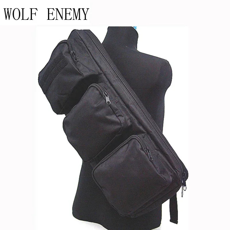 New Tactical 24" Rifle Gear Shoulder MP5 Sling Bag Backpack Black