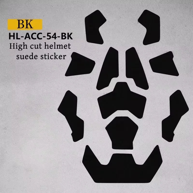 Outdoor Hunting high top helmet suede sticker patch hook and loop sticker FAST helmet accessories