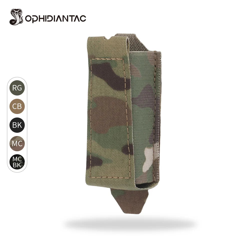 OPHIDIANTAC 9mm Multi-functional Functional Bag Elastic Small MOLLE Installation Vest Accessory for Outdoor Sports