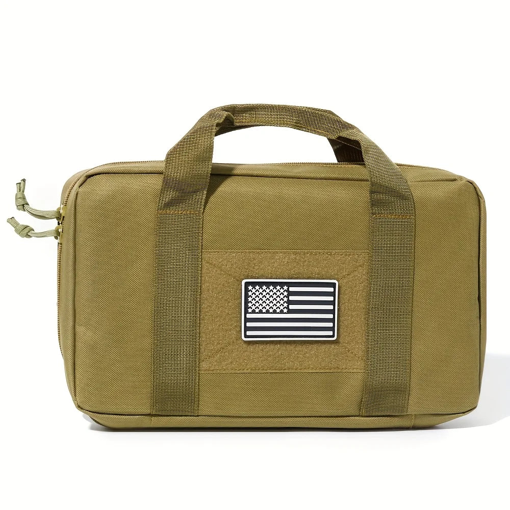 Tactical Pistol Gun Case,Airsoft Pistol Pouch， Padded Handgun bag Double Pistol Wallet  Rectangle Handgun Pouch