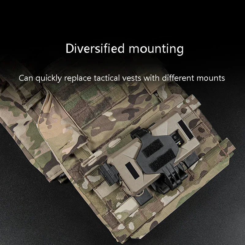 MOLLE outdoor vest buckle front panel portable mounting expansion compatible with THORAX specification vest