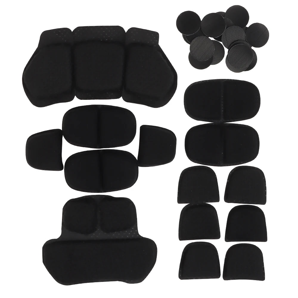 Tactical Helmet Lining Cotton Pad Kits Soft Breathable Protective Pad Memory Foam Pads M-LOCK Fast High Cut Helmet Gear