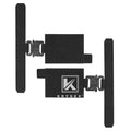 KRYDEX Tactical Cummerbund Adapter, Quick Release Metal Buckle Kit for FCPC V5 AVS Hunting Plate Carrier Vest Molle Cummerbund