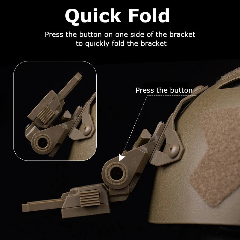 Helmet L4G69 NVG Night Vision Goggles Mount for PVS15 PVS18 PGPNVG18,Tactical Paintball Fast Helmet Accessory