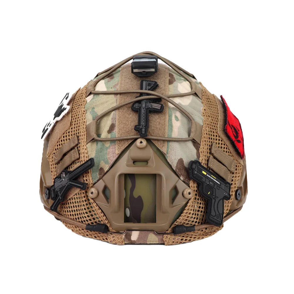 OPHIDIAN  Helmet Cover for Fast MH PJ BJ OPS-Core Helmet Airsoft Paintball Helmet Cover with Elastic Cord