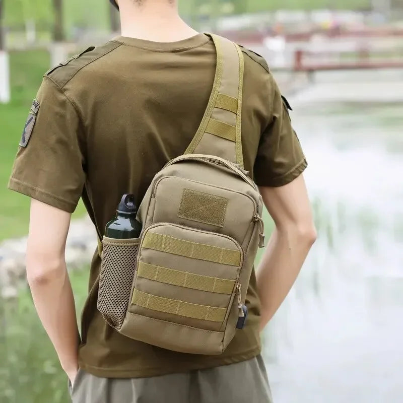 A2 Camping Bag Tactical Chest Men Backpack Military Army Single Shoulder Fishing Hiking Travel Outdoor Bag Hunting Fanny Pack
