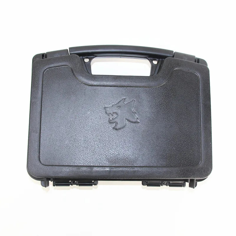 Hard box with foam, lockable waterproof portable 2 pistols, used for storage box of outdoor shooting and Hunting shooting ground
