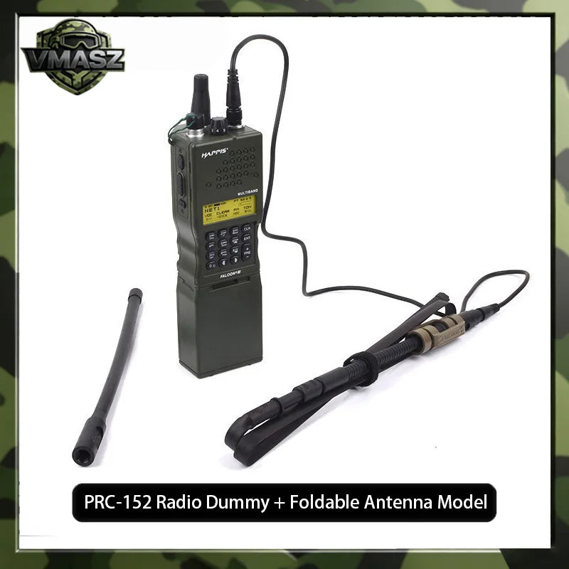 Tactical Military Softair Army Radio PRC 152 / PRC 148 Dummy Radio Case Antenna Package Talkie Walkie Interphone Model Cospaly