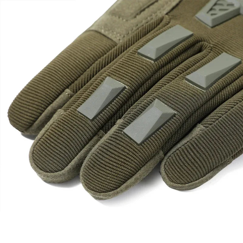 Men's Full Finger Hunting Gloves for Outdoor Sports Hiking Camping Cycling Durable Breathable Gloves for All-Weather Activities