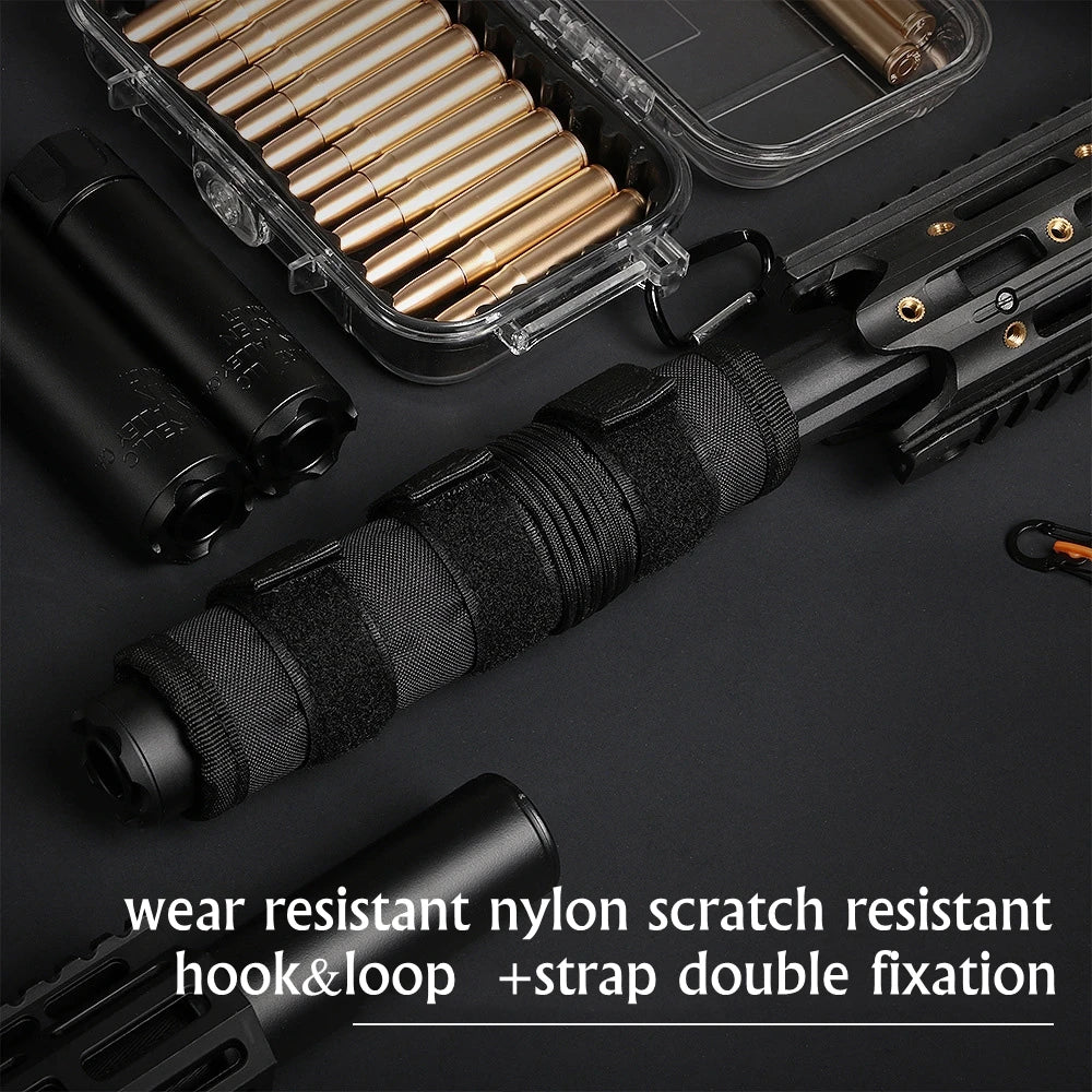 4inch Tactical Silencers Protective Cases For Hunting Shooting Silencers Protective Cove nylon Suppressor Cover