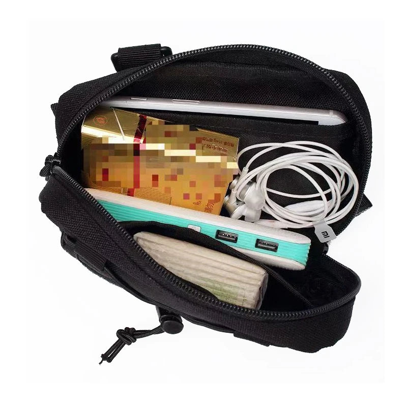 Molle Waist Bag Tactical Pouch Medical First Aid Tool Gear Gadget Bag Pouch Outdoor Sports Hunting Cycling Accessories