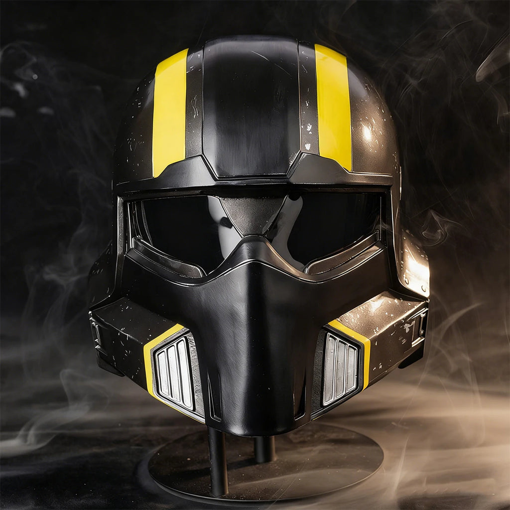 New Helldiers 2 B-01 Mask Helmet Halloween Deluxe Resin Full Head Helmet Mask Cosplay Roleplay Prop Collectible Birthday Gift