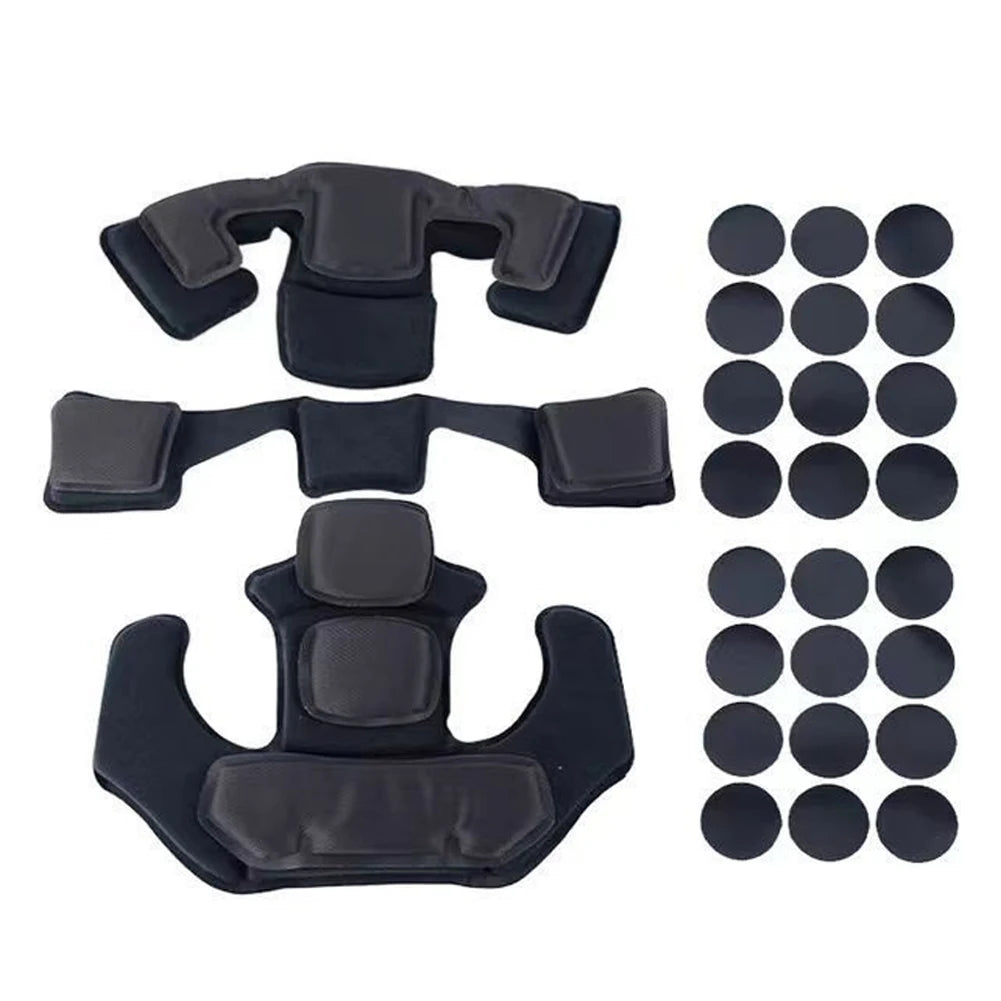 Tactical Airsoft Helmet Padding Kit Replacement Helmet Liner System Protective Cushion Mat fit Fast MICH ACH Helmet
