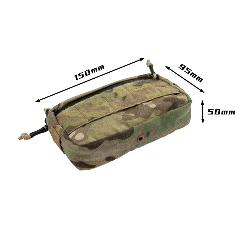 Airsoft EDC Pouch Tactical Multicam Molle Medical Pouch Combat Gear Multi-Purpose Transverse Storage Waist Bag
