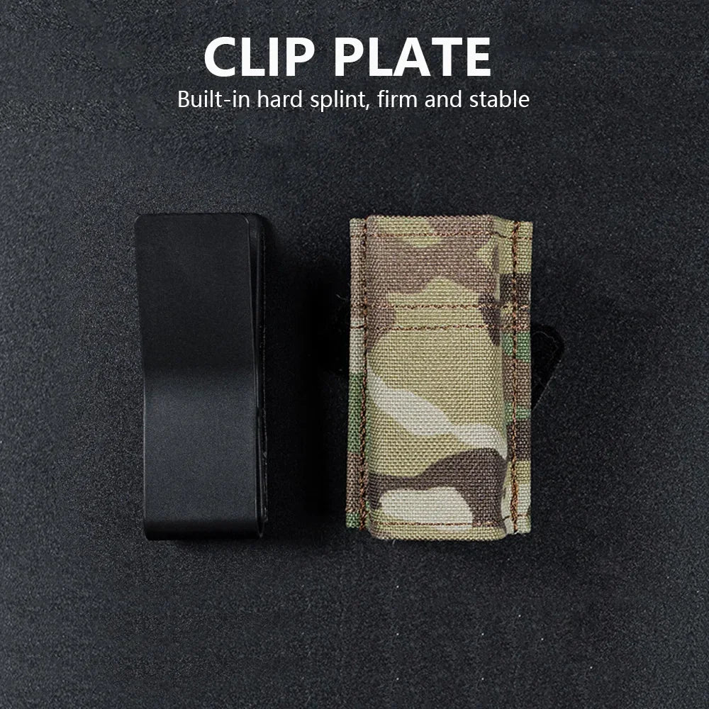 Hunting pistol magazine bag FAST 9mm single Mag bag double Mag hunting air gun holder with nylon support clip