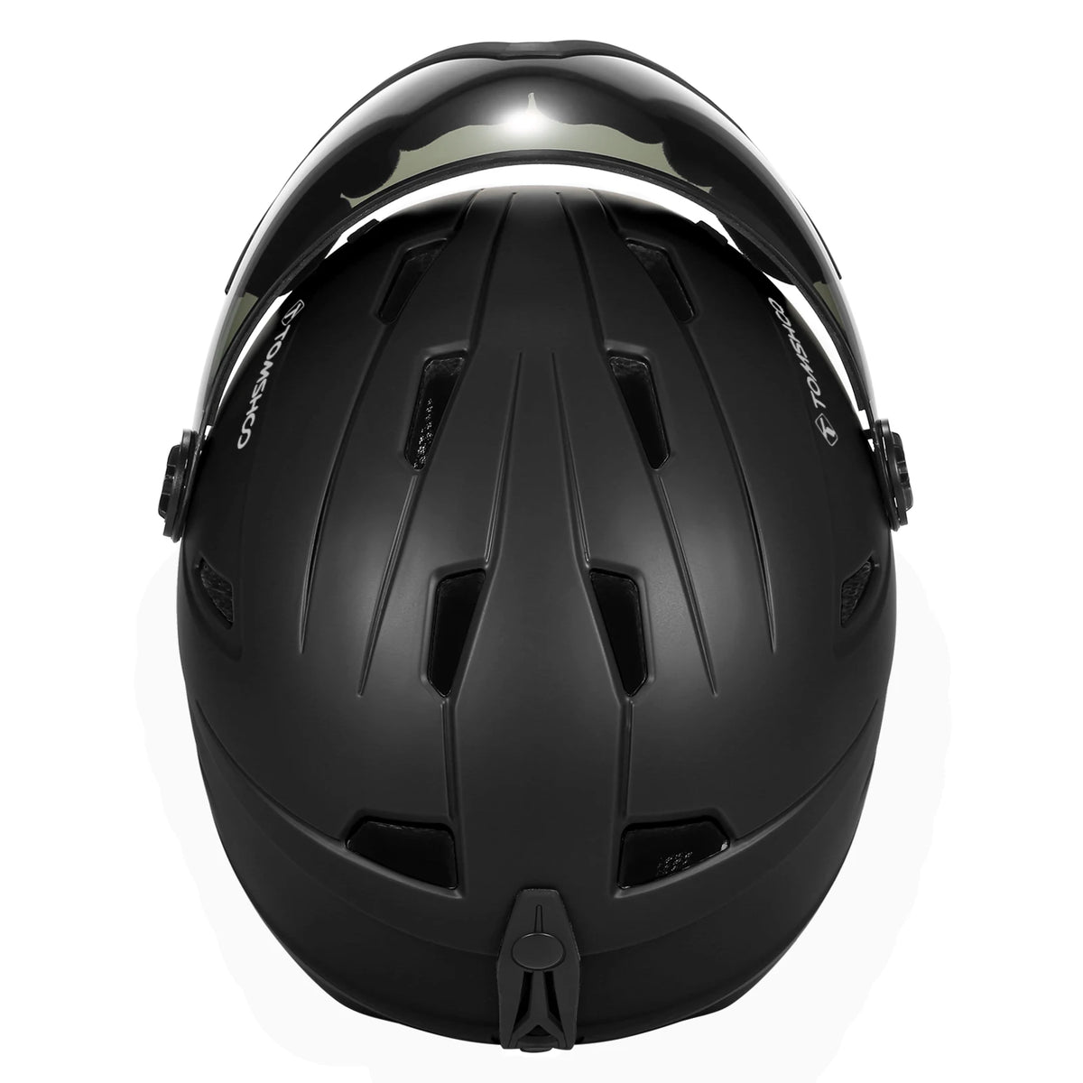 Tomshoo Ski Helmet Lightweight Snowboard Helmet with Removable Goggles Inner Lining and Ear Pads for Snowboarding and Biking