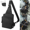 Quick Opening Gun Bag Concealed Carry Tactical Pistol Bag Chest Pack EDC Shoulder Bag Crossbody Sling Backpack with Holster