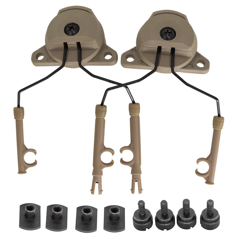 Tactical Headphones Helmet Rail Mount for COMTAC Airsoft Shooting Headset Hearing Protection Earmuffs for Team Wendy Helmet Rail