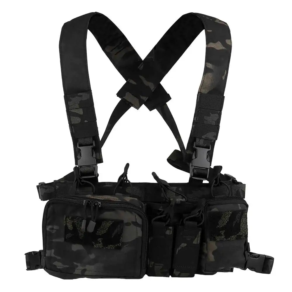 OphidiaTac D3CRH Chest Mount Vest Equipment Expanded AirsoftVest Accessories Heavy Duty Airsoft Hunting Equipment