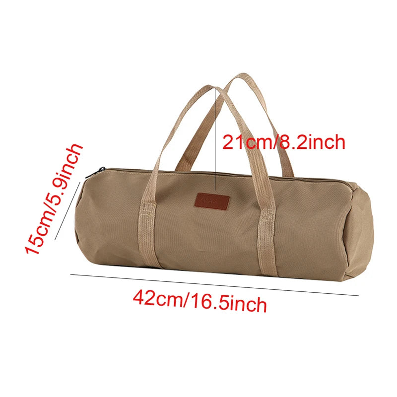 1Pc Outdoor Camping Storage Bag Oxford Cloth Canopy Pole Bag Camping Accessories Tool Pouch Travel Handbag Lightweight