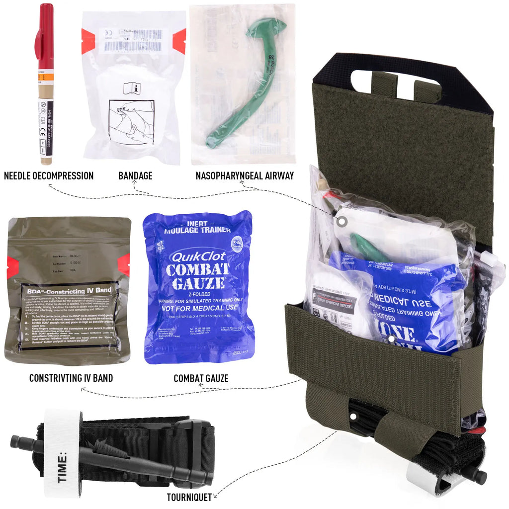 KRYDEX Tactical IFAK Medical Pouch Molle First Aid Micro Trauma Kit Outdoor Survival Belt Medic Pouch Bag
